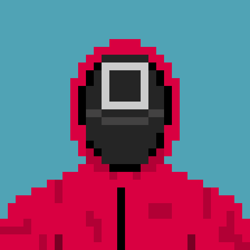 rainbow squid game guard