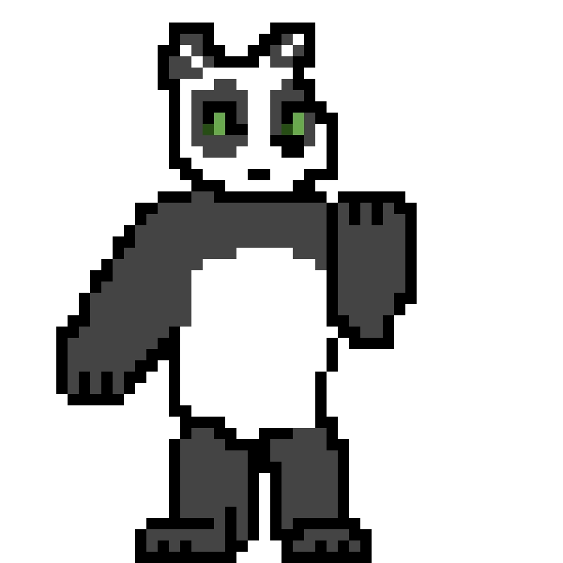 basic panda sprite