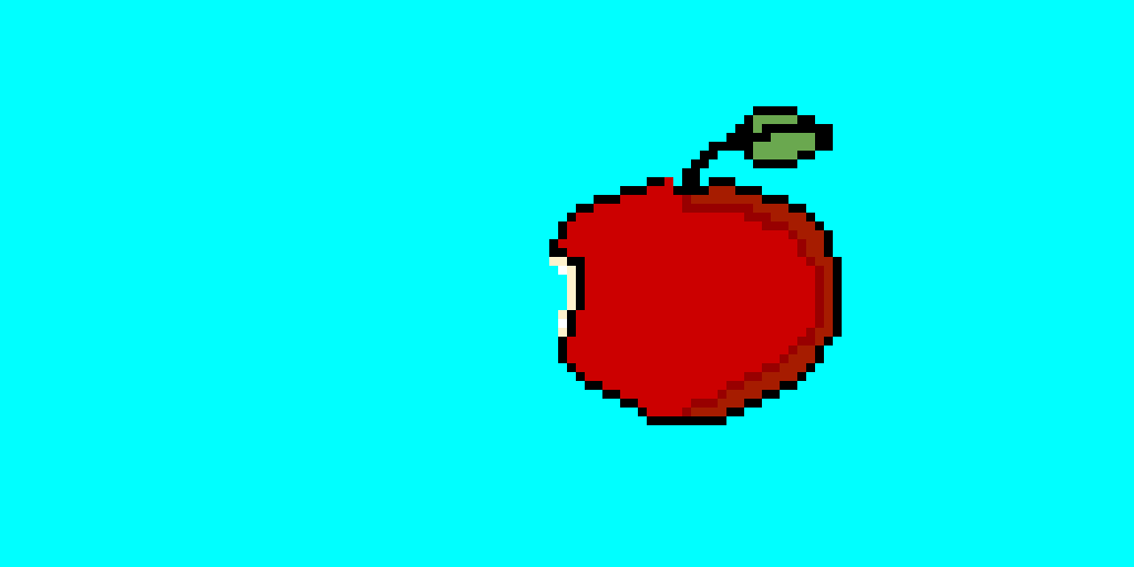 Bitten apple