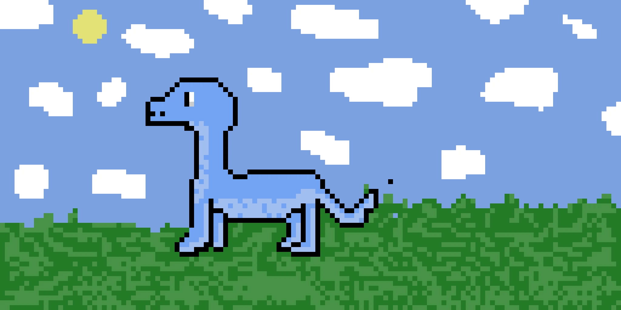 blue dinosaur