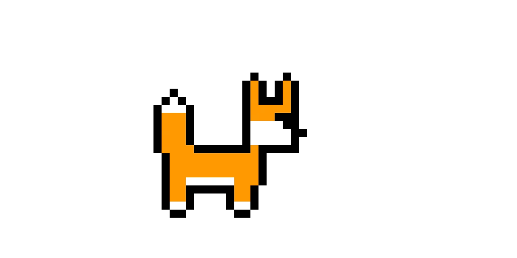 Fox (first pixel art)