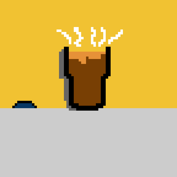 Absorbing Coffee Monster