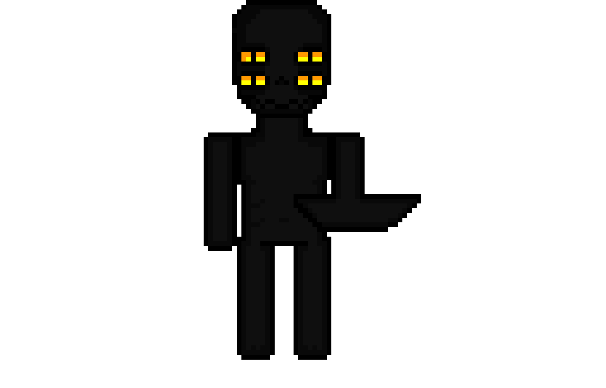 Fixed arm pixel art