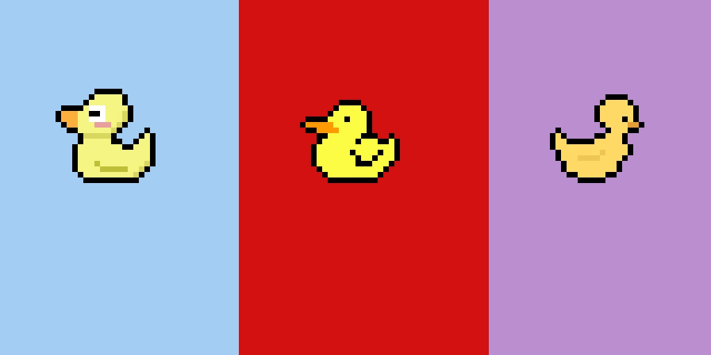 three ways to draw a duck my personal fav is the middle one