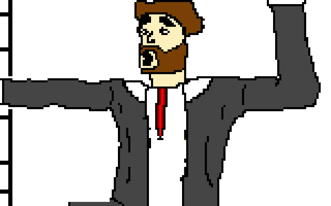let me in using makingdumbstuff07 pixel art