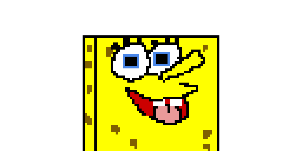 Spongebob(I tried my best to make spongebob, it’s really hard) (:
