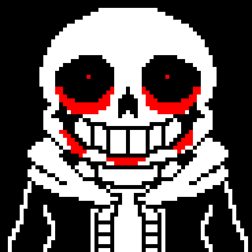 first undertale related art sans exe