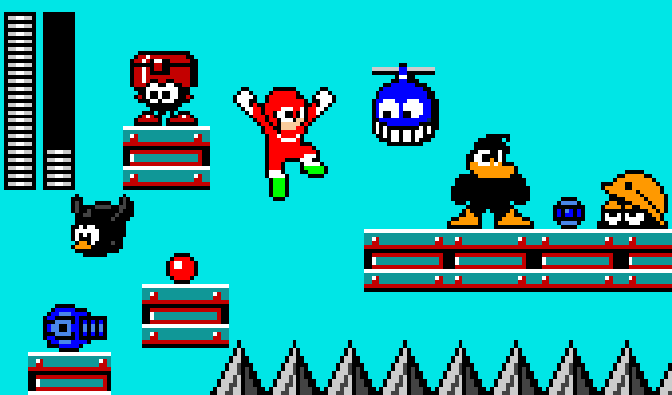 If daffy duck was in megaman AKA rockman and knuckles