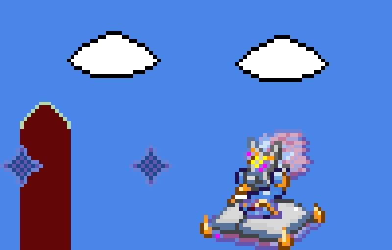 (credit to retro 59) dark mage flying at someone