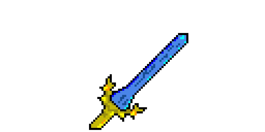 my first terraria sword skylordd