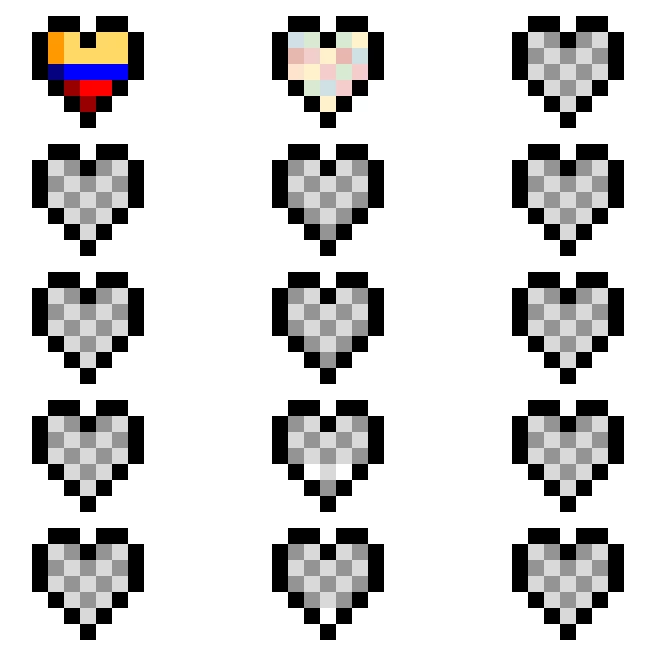 i just made up different colors