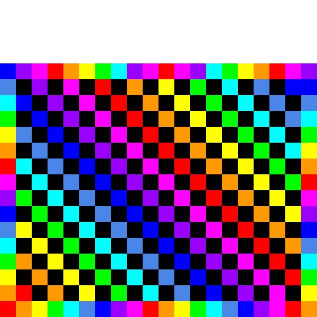 rainbow art i will try to fix the gap at the top i tryed but it runind my art i got it normal again