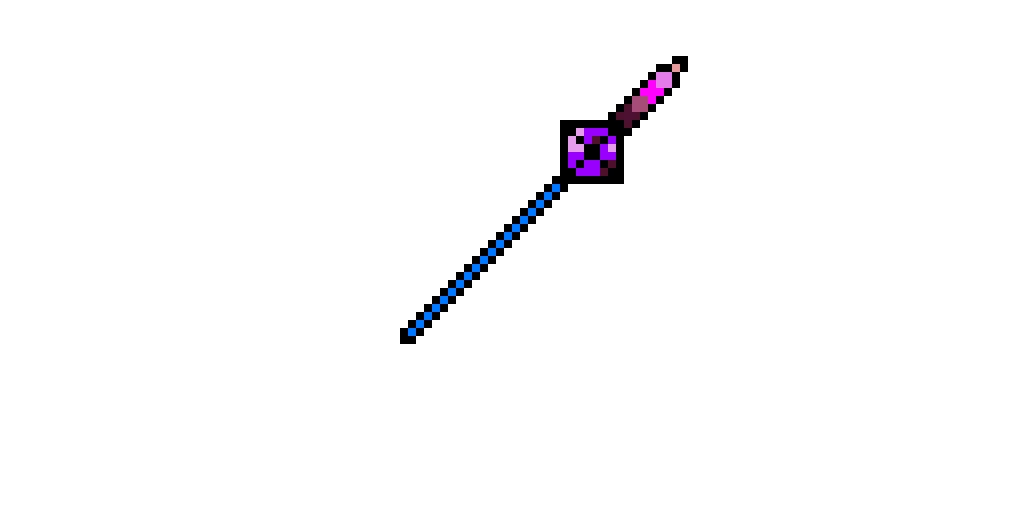 terraria uni staff hallow biome mage weapon
