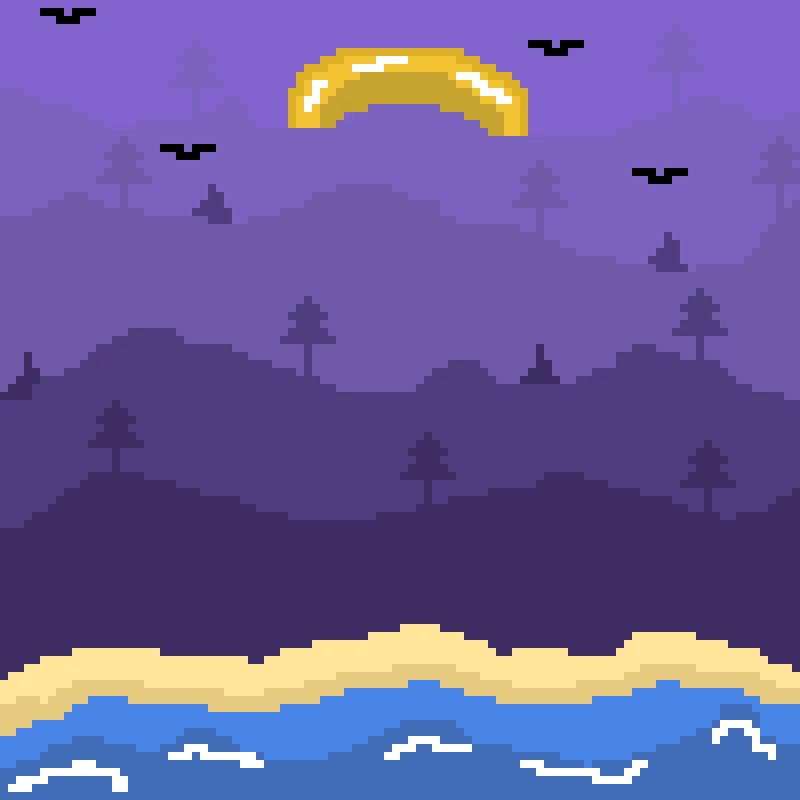 i decided to make some art of my own the rising sun