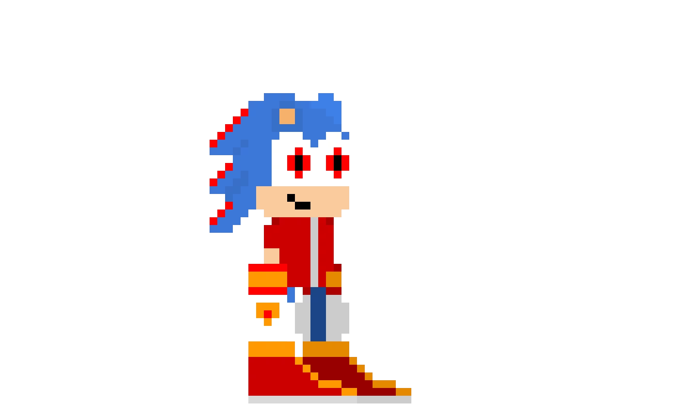 Notebook Demos (My Sonic OC) Credit to pixleguy09