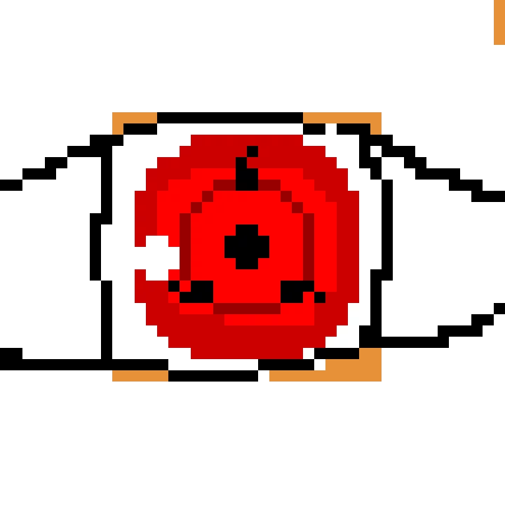 sharingan eye doesnt look great cuz im still in school and i did this on school day ima try fix