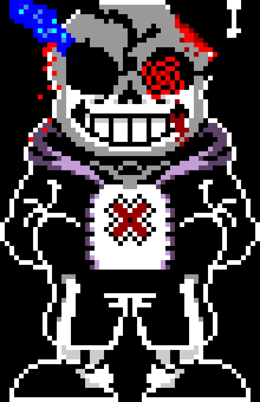 fatally wounded sans credit to one of snas art templates