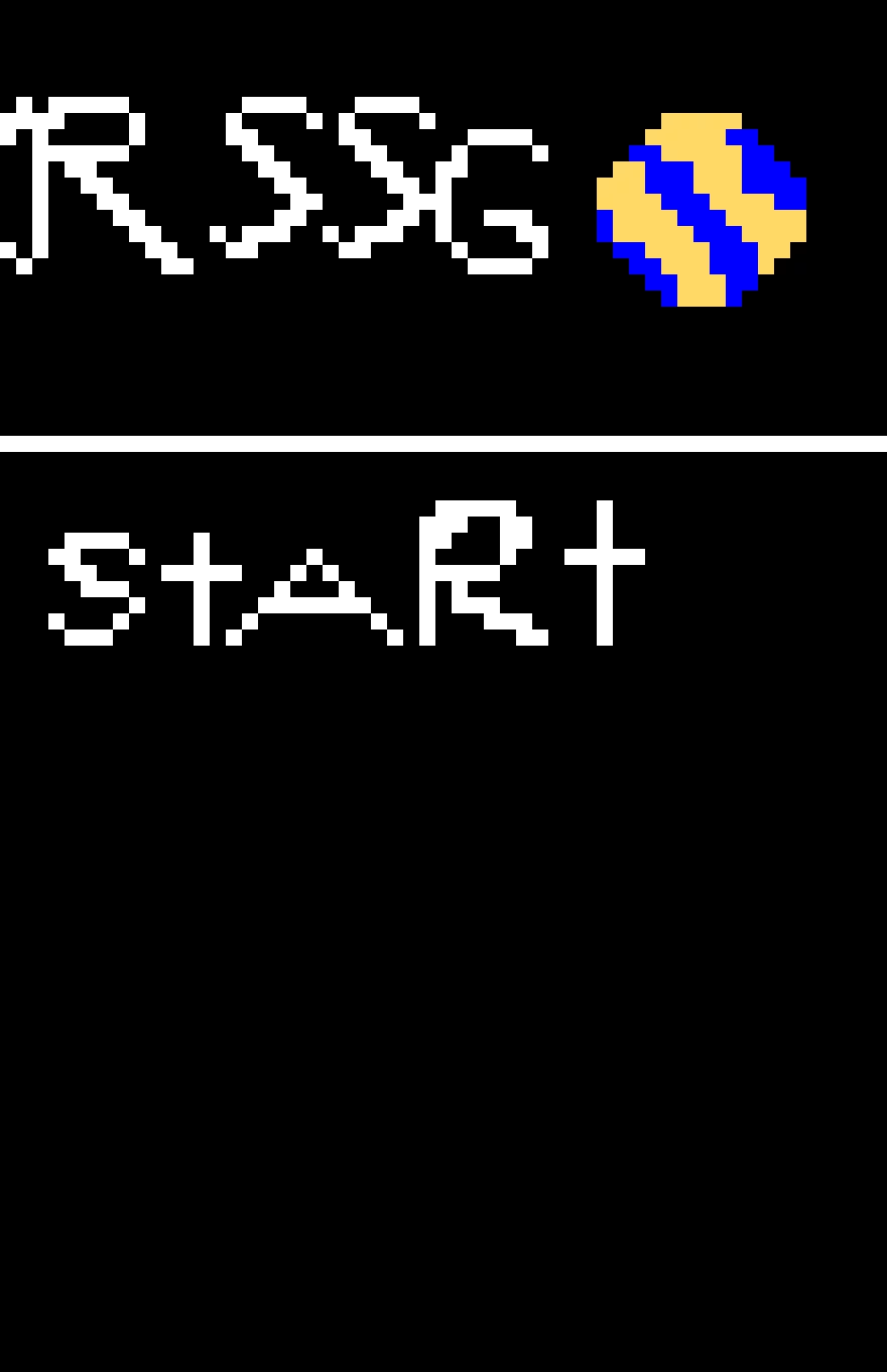 random survival space game beta title screen