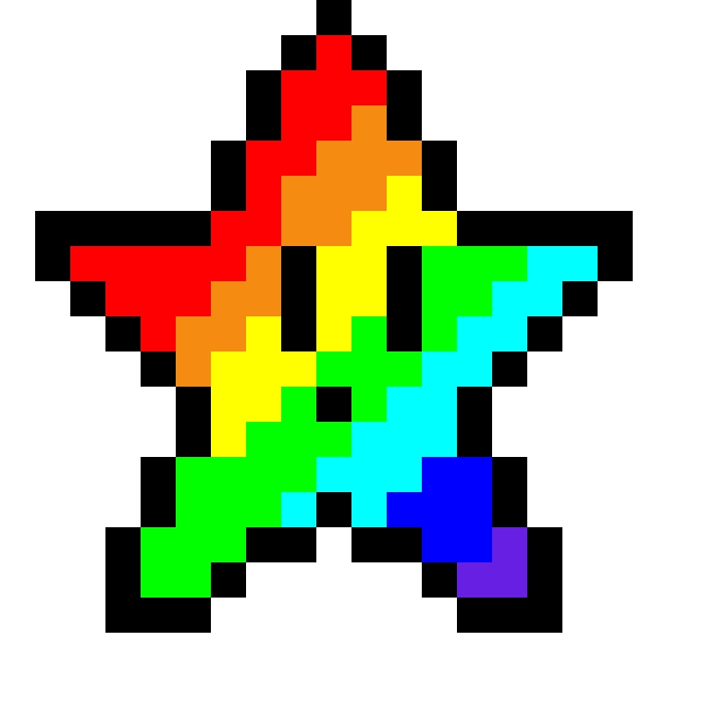 rainbow gif stella