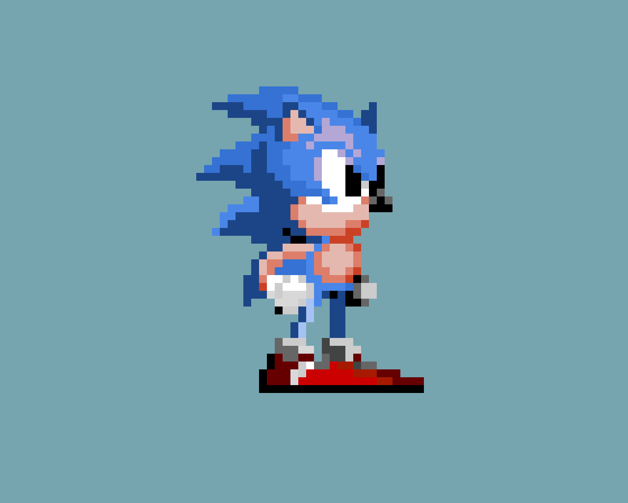 sonic running