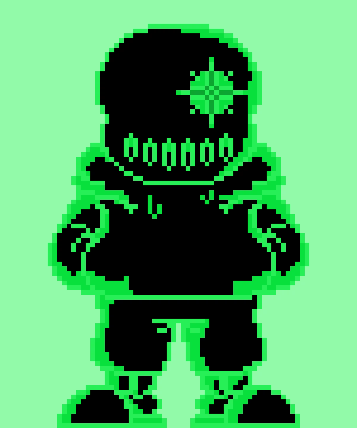 neon sans green variant