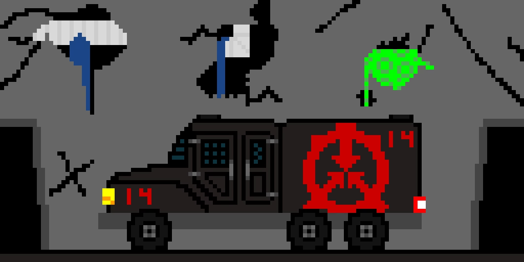 SCP Truck 14 in an old tunnel