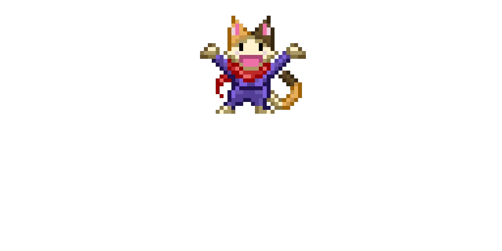 i made the champion island cat