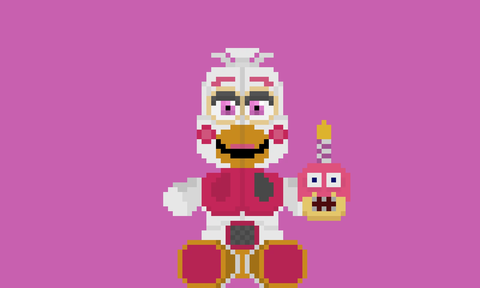 funtime chica and cupcake plush
