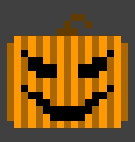 challenge make a halloween pixel art unlit jack o rsquo lantern