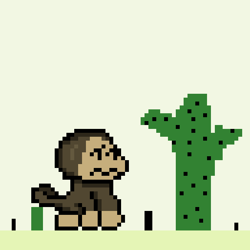 Monkey stranded in Desert (idea by @bhoward8)