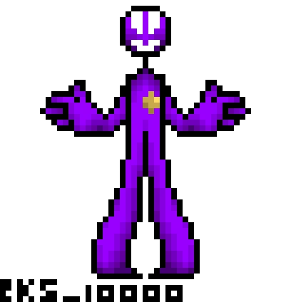 purple guy creds to ecks 10000