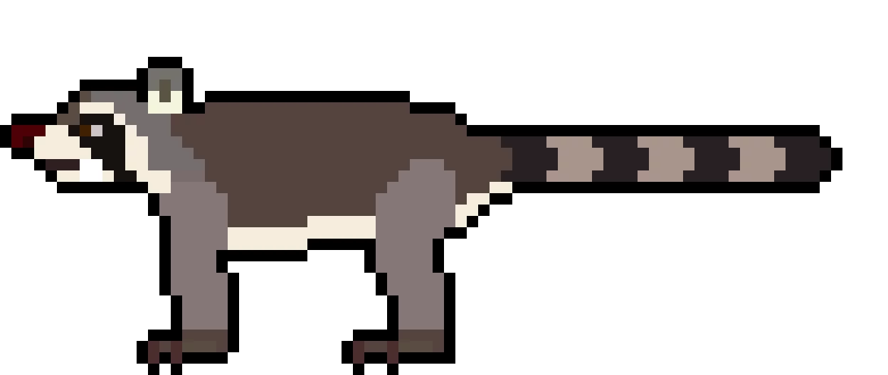 raccoon squirrel more raccoony now