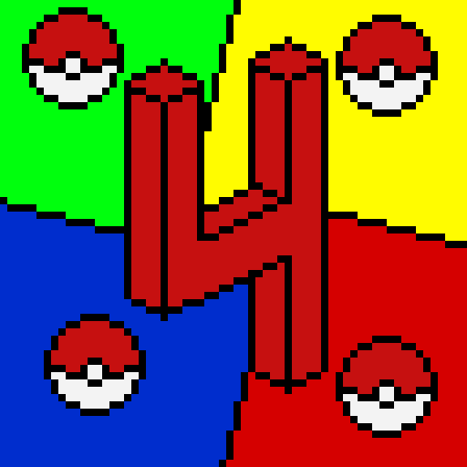 Pokeballs contest pixel art