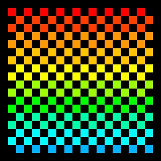 rainbow pattern