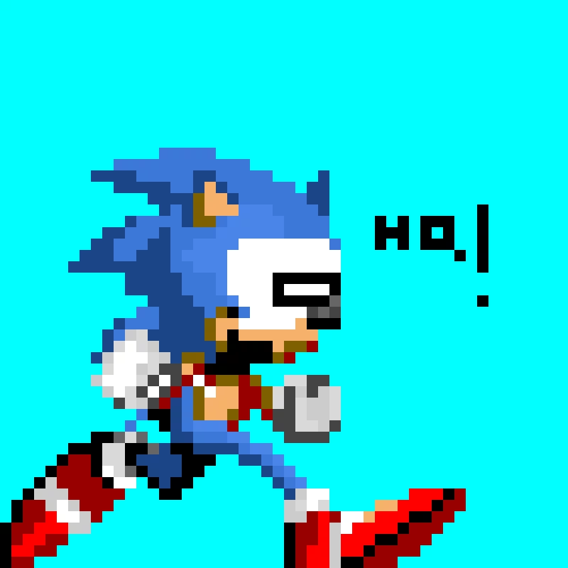 sonic infected by xain