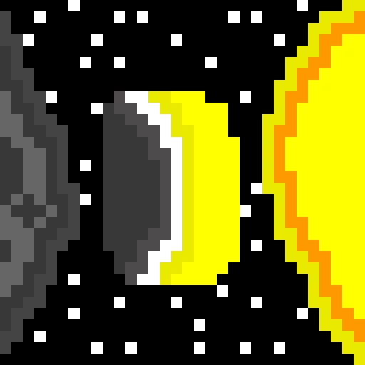 A big difference beetween the sun and moon