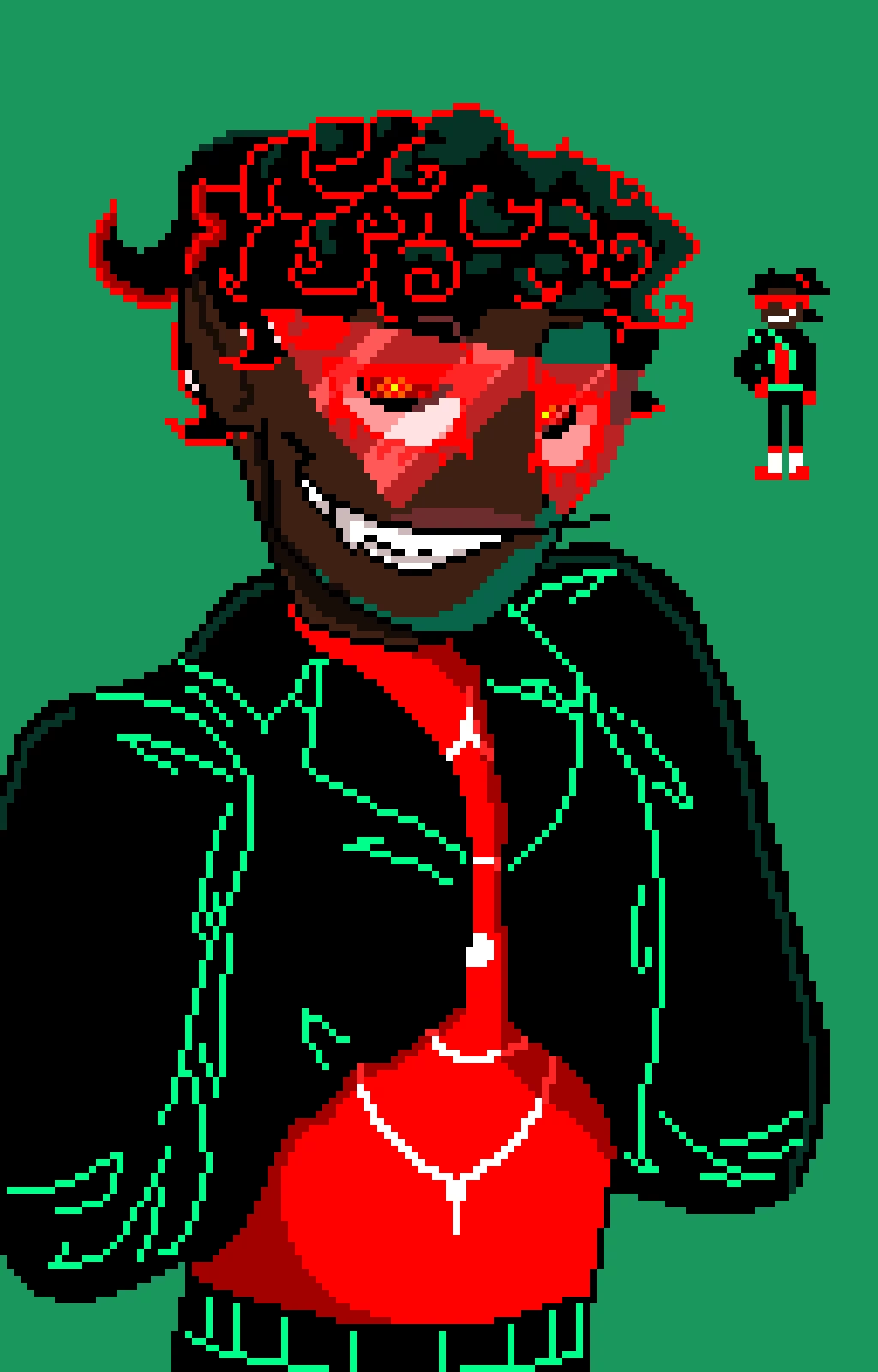 Coolthemath as a vampire (in honor of spook season) (requested by @coolthemath69 )