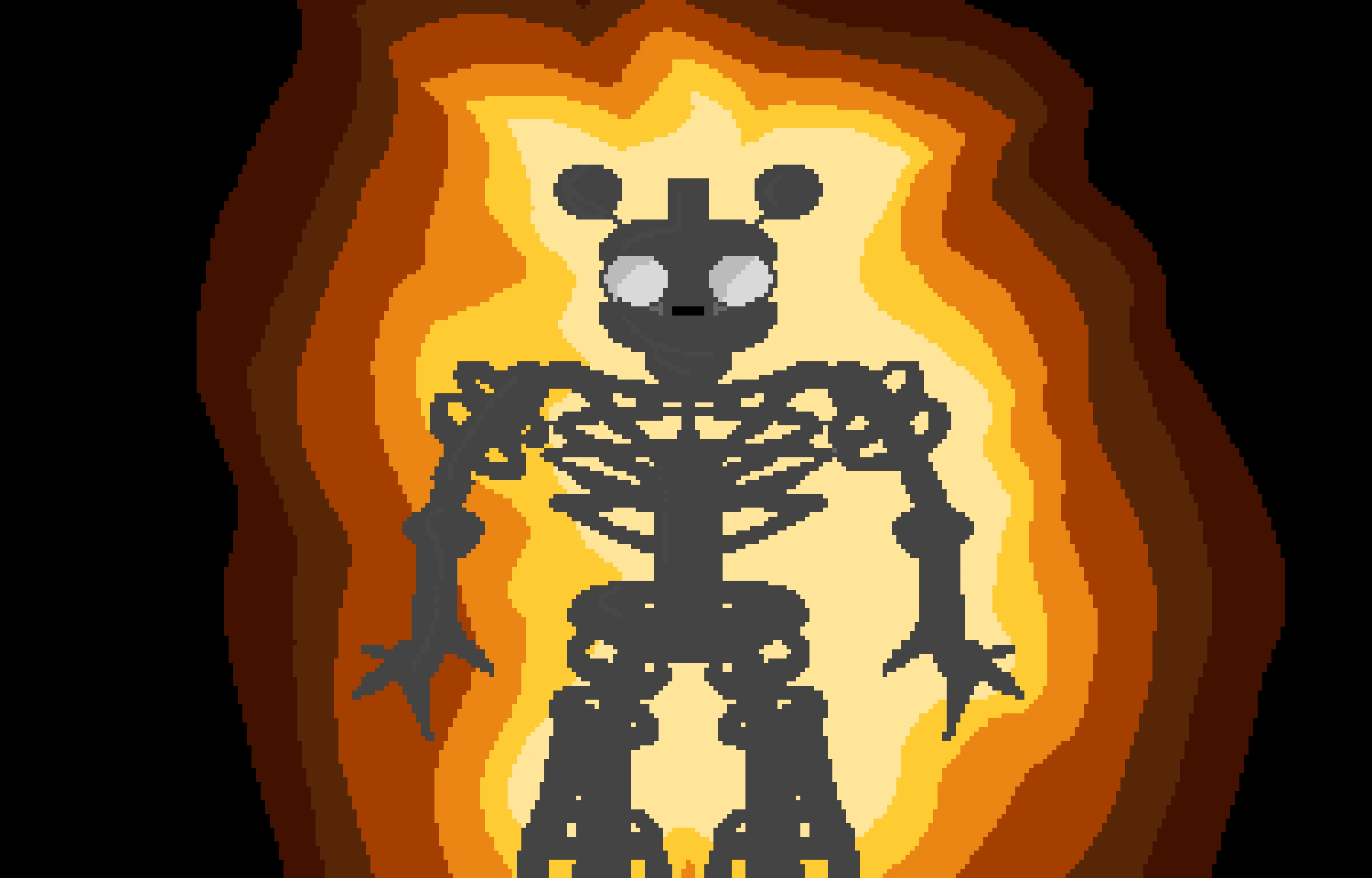 endo skeleton on fire requested by tylerevansthepencil i tried my best hope u like it