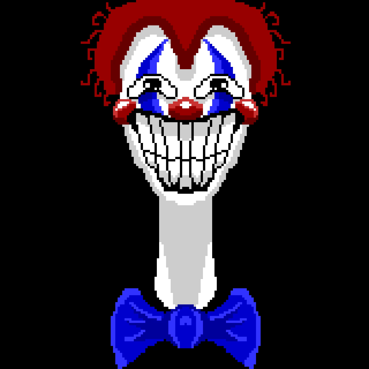 Giggles The clown. I might use him as a horror game.