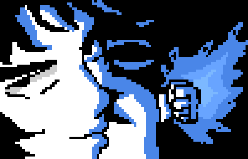 I was bored, so I drew this pixel art, and it looks sick