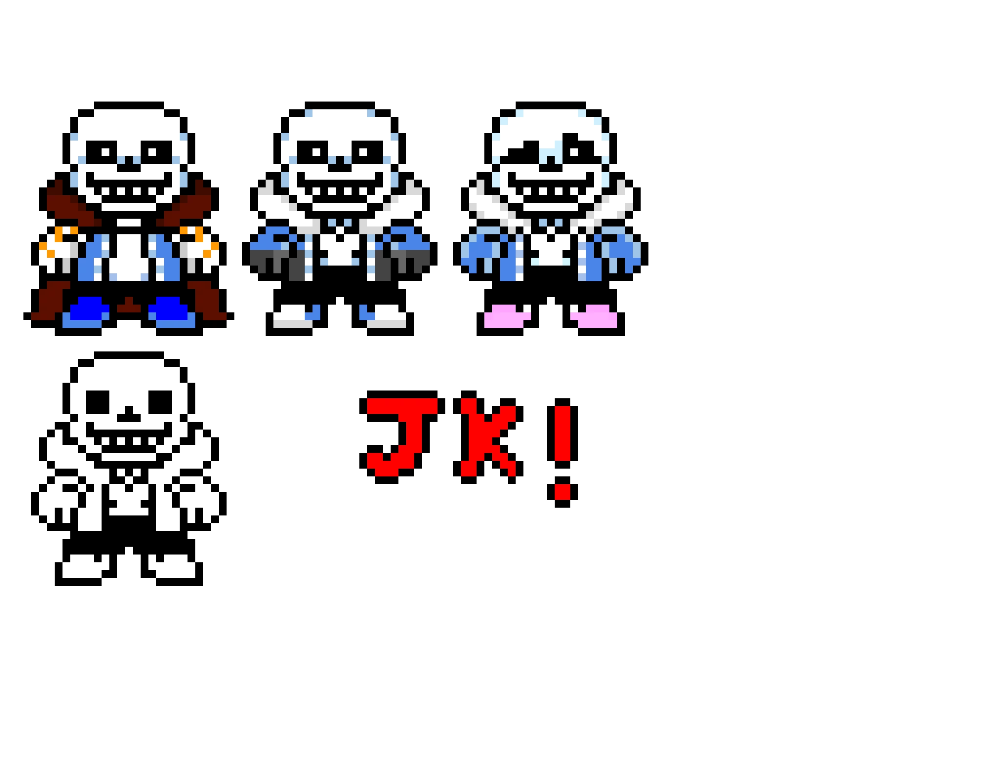 JK! Underswap sans (My AU) (Creds to Strike57) (Can this be the sprite for my fangame?)