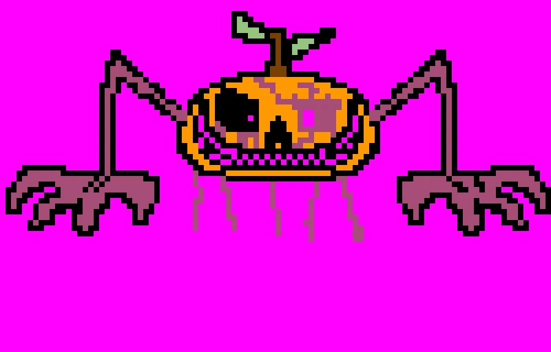 mutant alien pumpkin bc its spooky month and im late