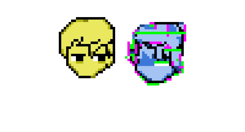 My pixel icons if I was in fnf (Your Demise icons)