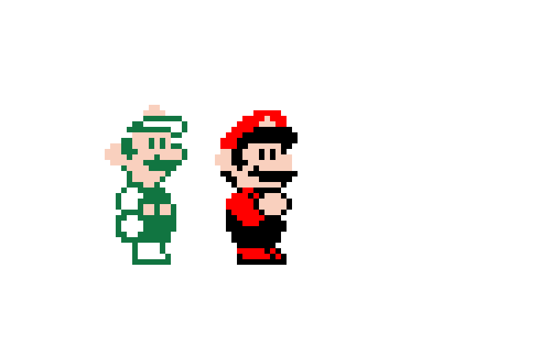 retro super Mario bros