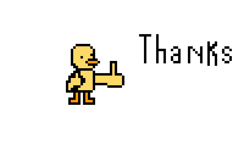 thanks for the help banana duck