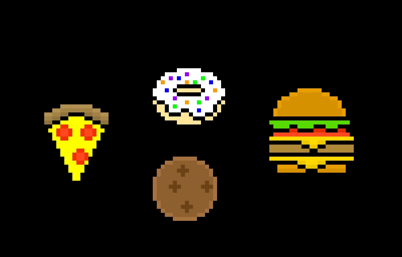 The good foods that a lot of people like.