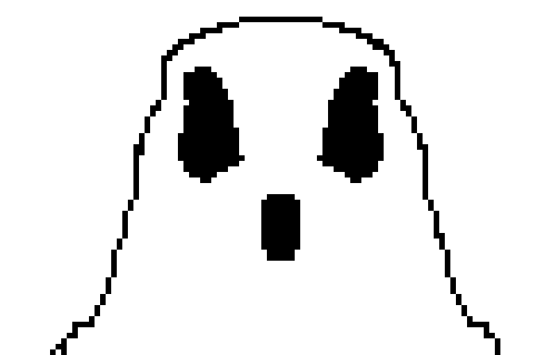 This ghost wishes you a happy halloween!