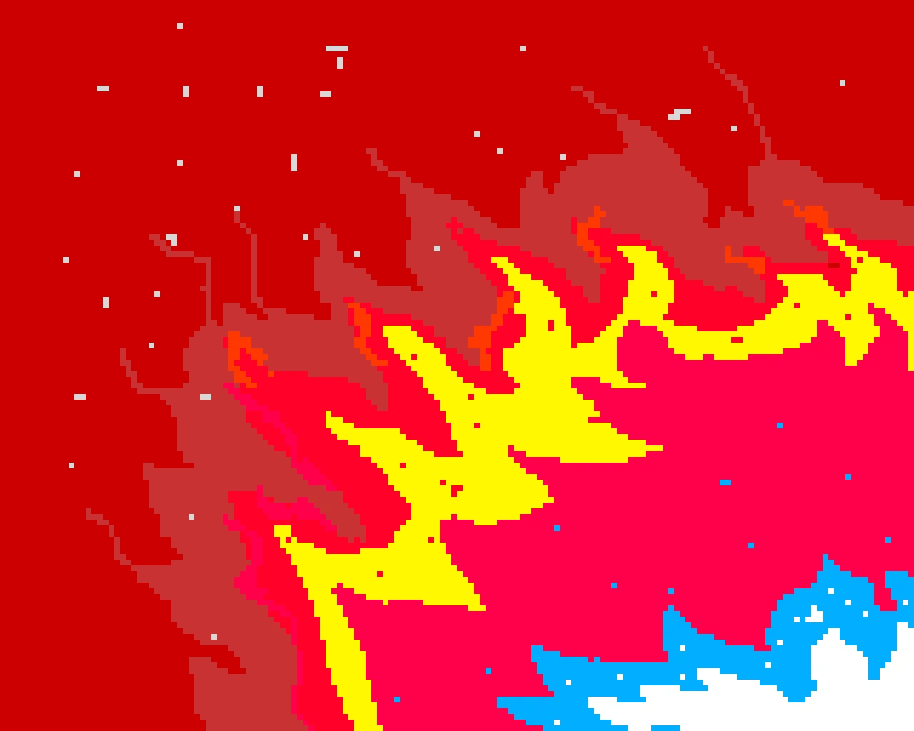 a really warm flame that took me a long time to make