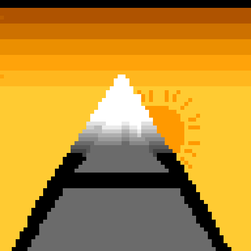 a sunset over an A (for @zeon_emily & @zane_is_very_cool)