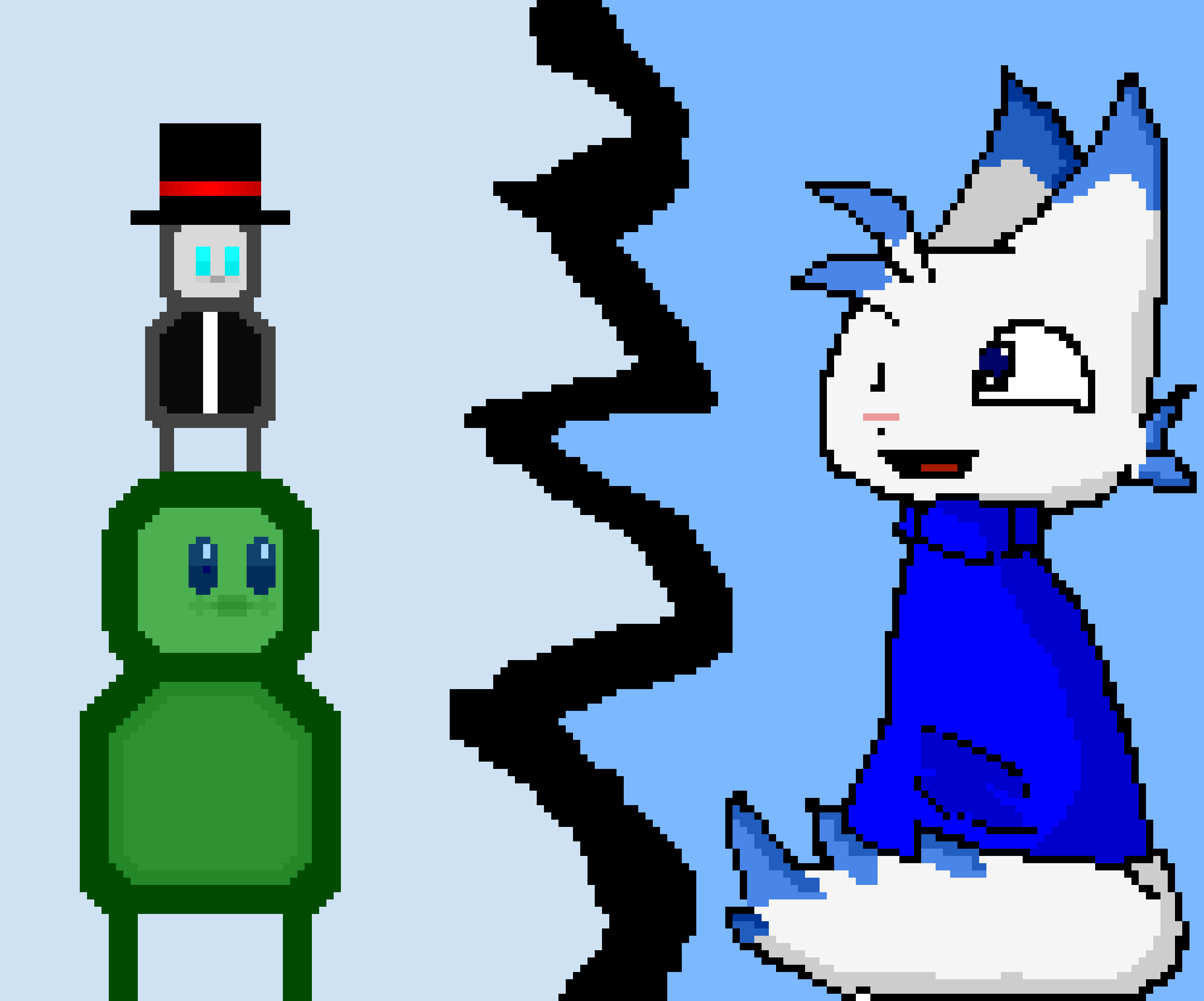 Cannon high res Fancy and Bob?!? (challenge by @175422) Art style difference though XD